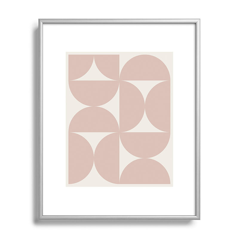 Colour Poems Bold Minimalism CIII Metal Framed Art Print