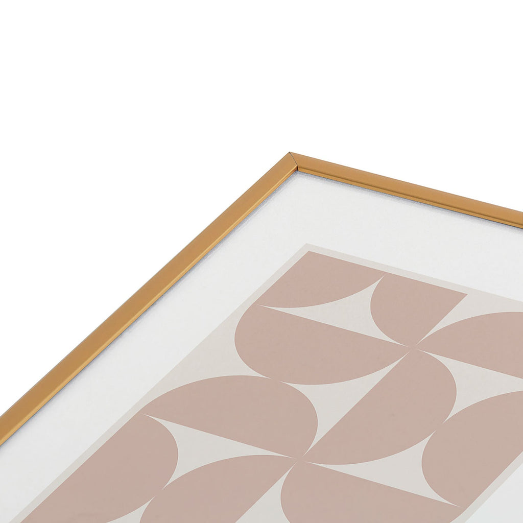 Colour Poems Bold Minimalism CIII Metal Framed Art Print