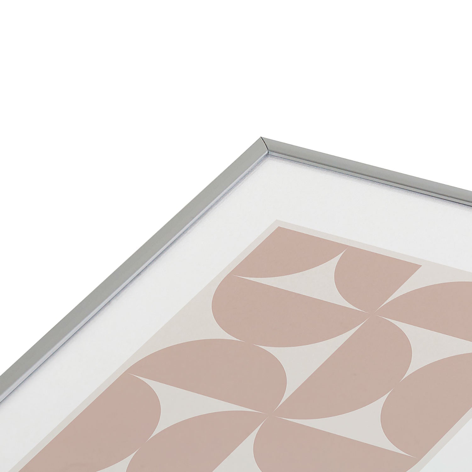Colour Poems Bold Minimalism CIII Metal Framed Art Print