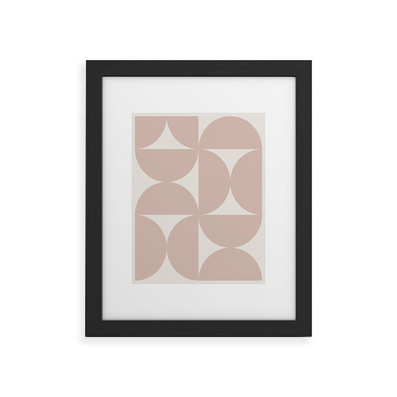 Colour Poems Bold Minimalism CIII Framed Art Print