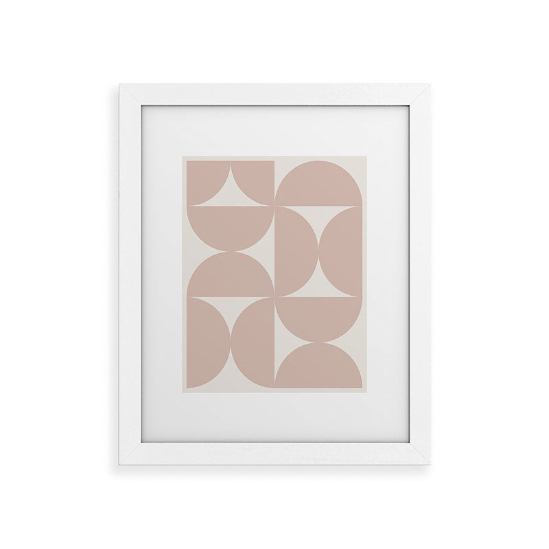 Colour Poems Bold Minimalism CIII Framed Art Print