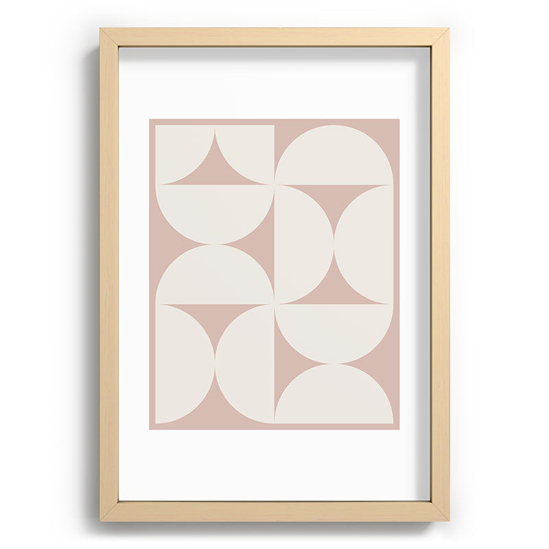 Colour Poems Bold Minimalism CIV Recessed Framing Rectangle