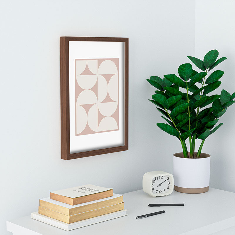 Colour Poems Bold Minimalism CIV Recessed Framing Rectangle