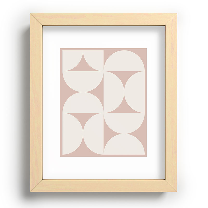 Colour Poems Bold Minimalism CIV Recessed Framing Rectangle