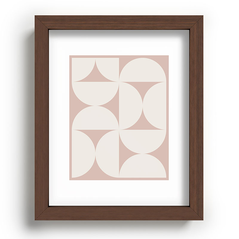 Colour Poems Bold Minimalism CIV Recessed Framing Rectangle
