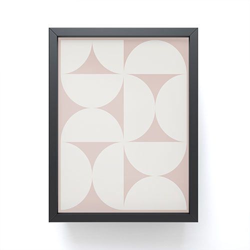Colour Poems Bold Minimalism CIV Framed Mini Art Print