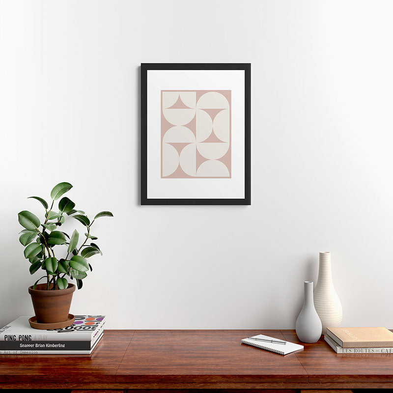 Colour Poems Bold Minimalism CIV Framed Art Print
