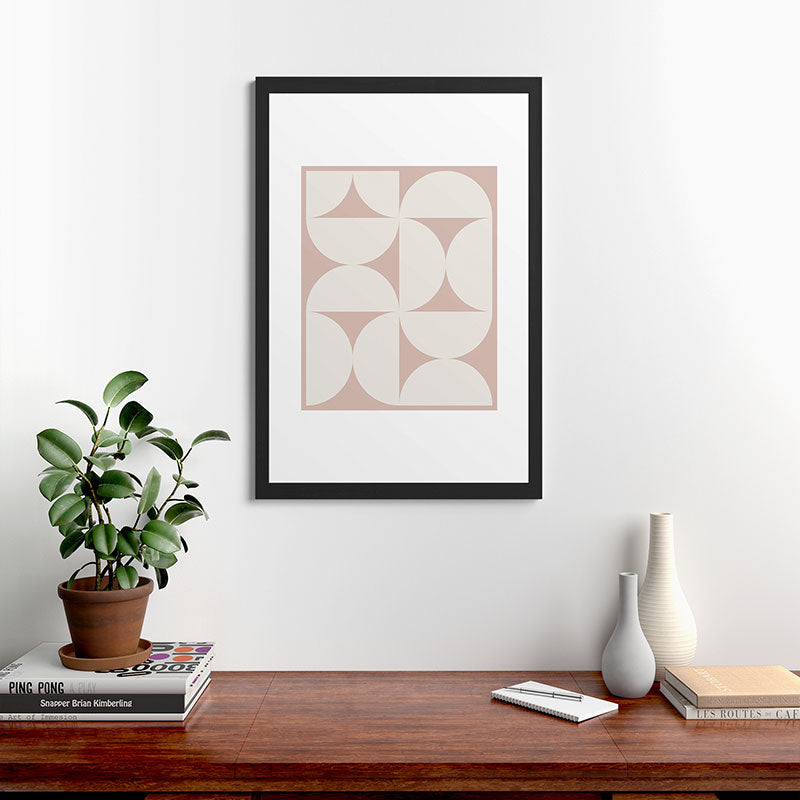 Colour Poems Bold Minimalism CIV Framed Art Print