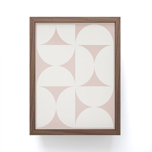 Colour Poems Bold Minimalism CIV Framed Mini Art Print