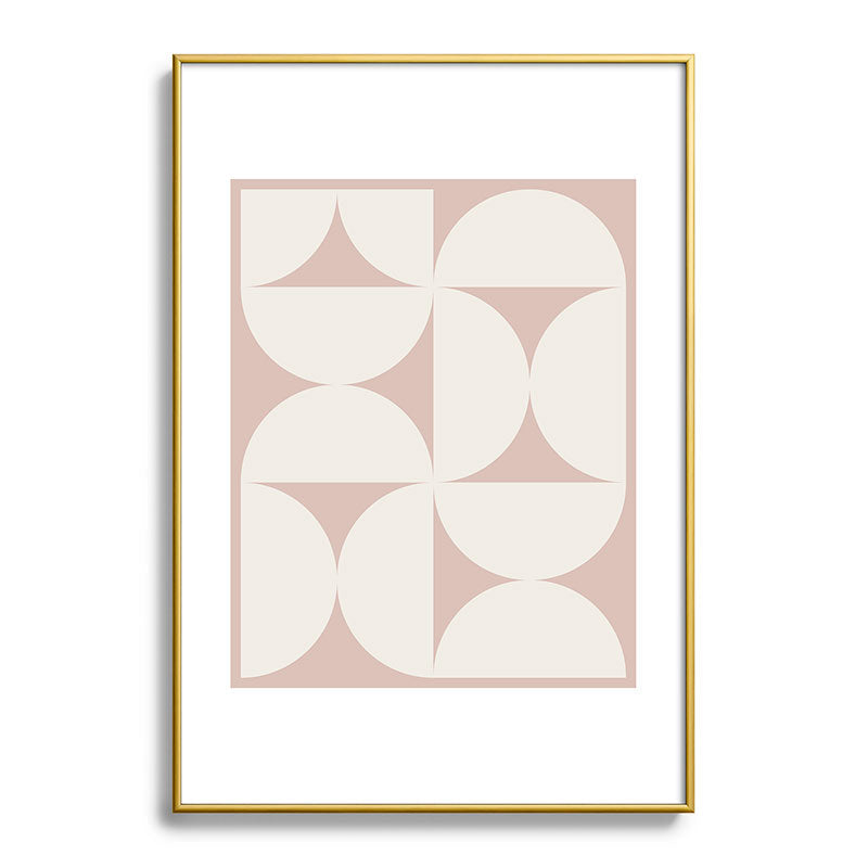 Colour Poems Bold Minimalism CIV Metal Framed Art Print