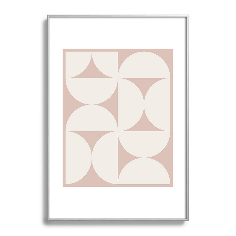 Colour Poems Bold Minimalism CIV Metal Framed Art Print
