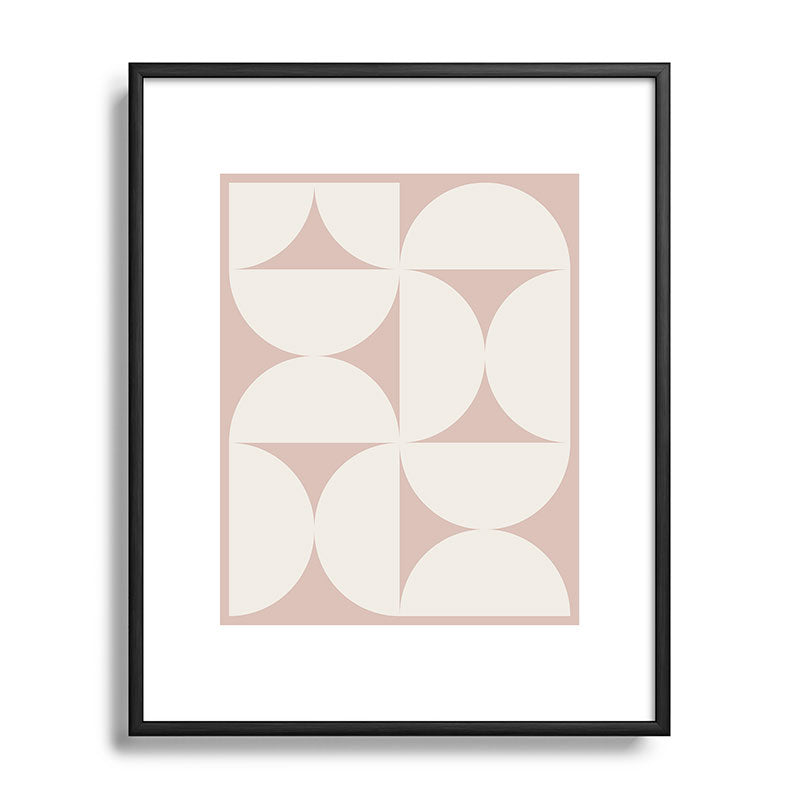 Colour Poems Bold Minimalism CIV Metal Framed Art Print