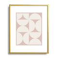 Colour Poems Bold Minimalism CIV Metal Framed Art Print