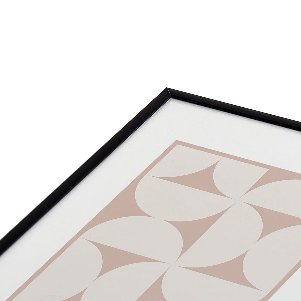 Colour Poems Bold Minimalism CIV Metal Framed Art Print