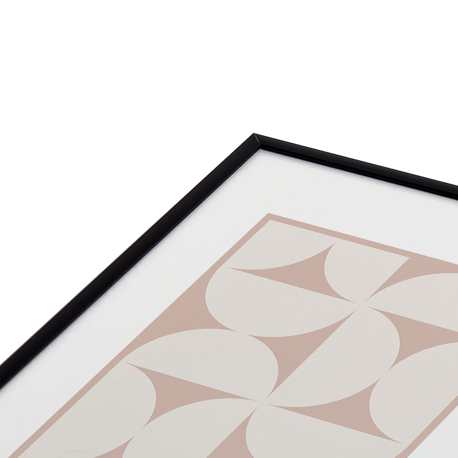 Colour Poems Bold Minimalism CIV Metal Framed Art Print