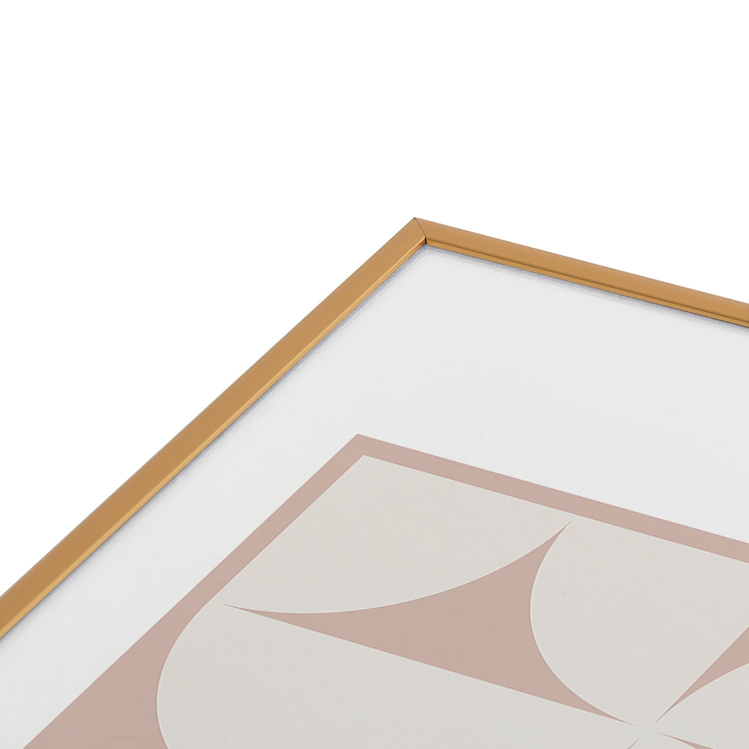 Colour Poems Bold Minimalism CIV Metal Framed Art Print