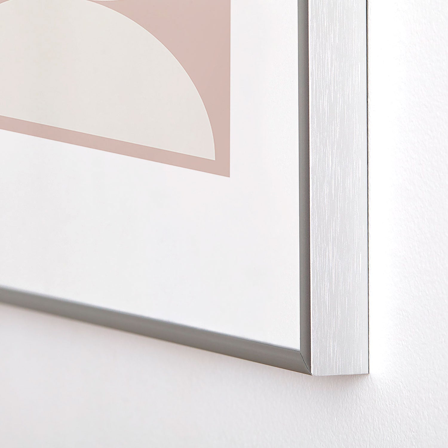 Colour Poems Bold Minimalism CIV Metal Framed Art Print