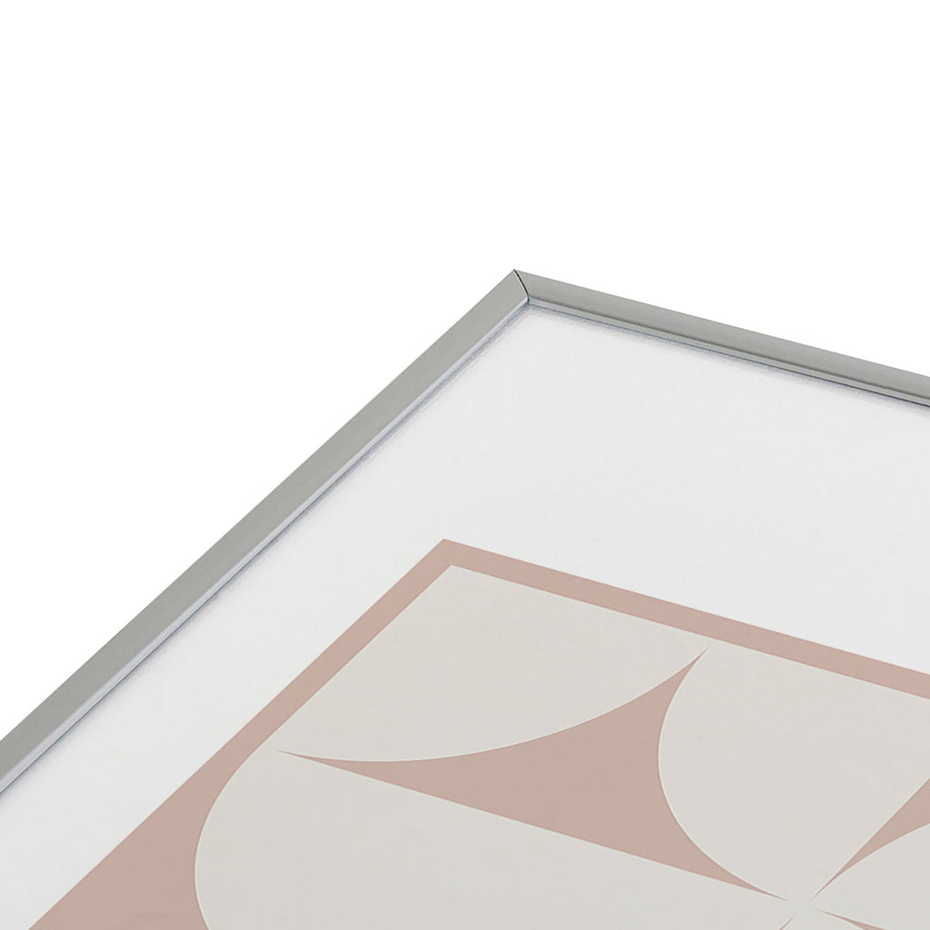 Colour Poems Bold Minimalism CIV Metal Framed Art Print