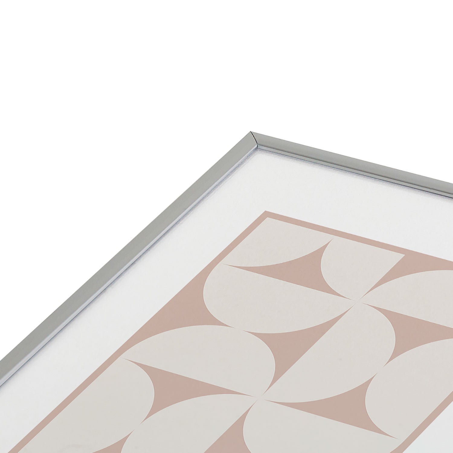 Colour Poems Bold Minimalism CIV Metal Framed Art Print