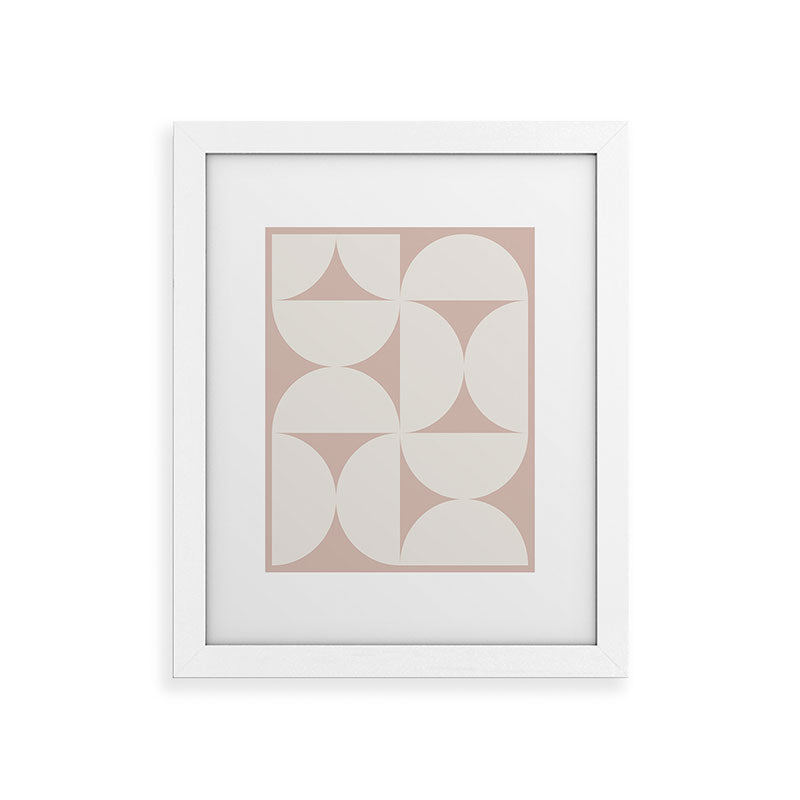 Colour Poems Bold Minimalism CIV Framed Art Print