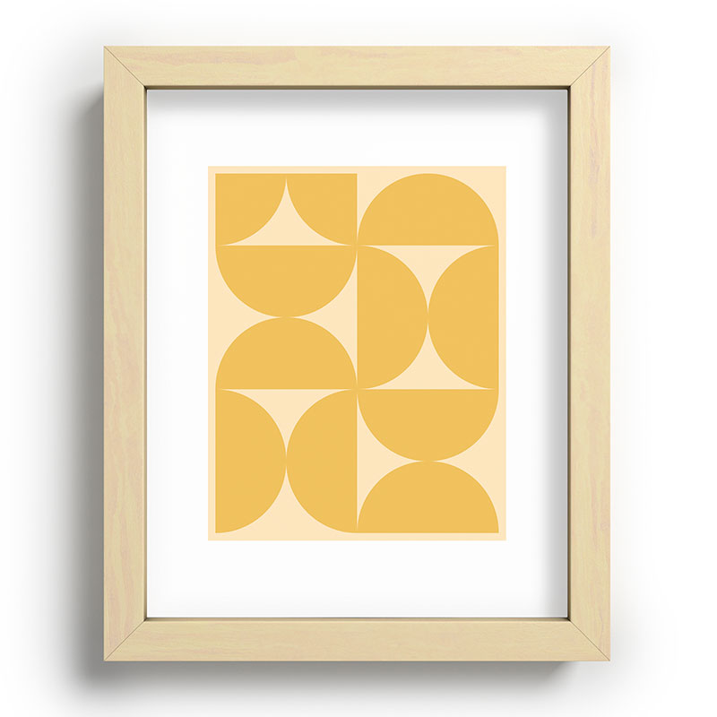 Colour Poems Bold Minimalism CV Recessed Framing Rectangle