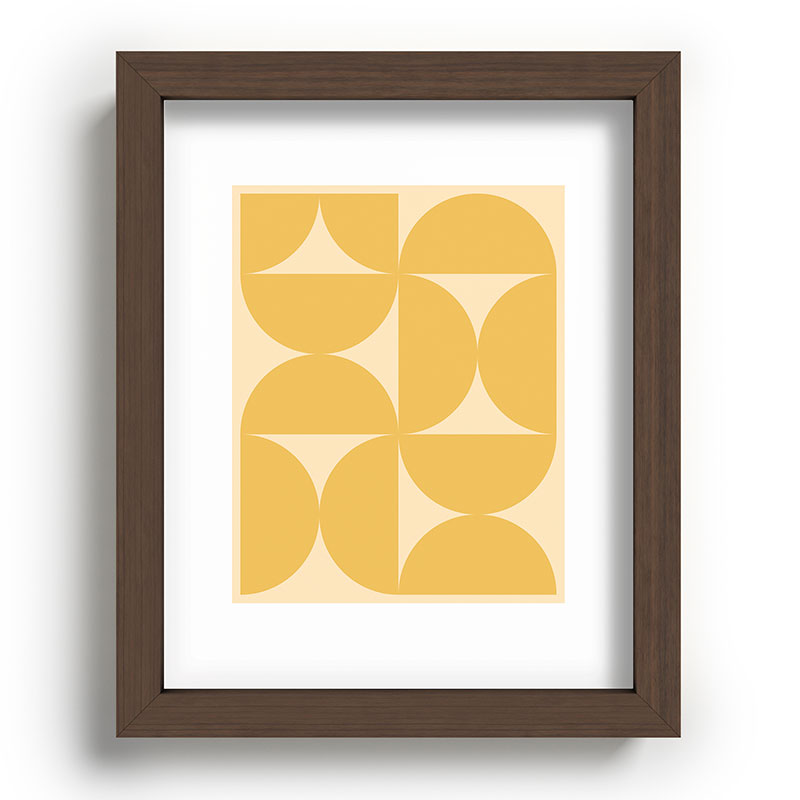 Colour Poems Bold Minimalism CV Recessed Framing Rectangle