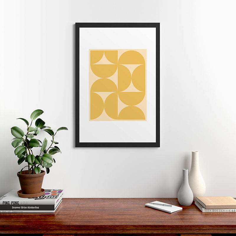 Colour Poems Bold Minimalism CV Framed Art Print