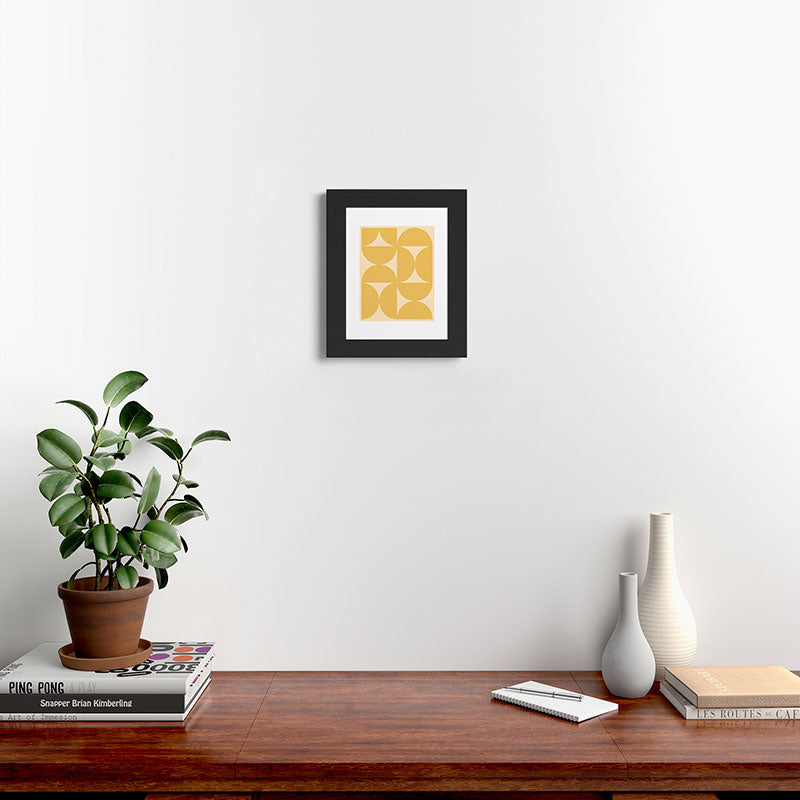 Colour Poems Bold Minimalism CV Framed Art Print