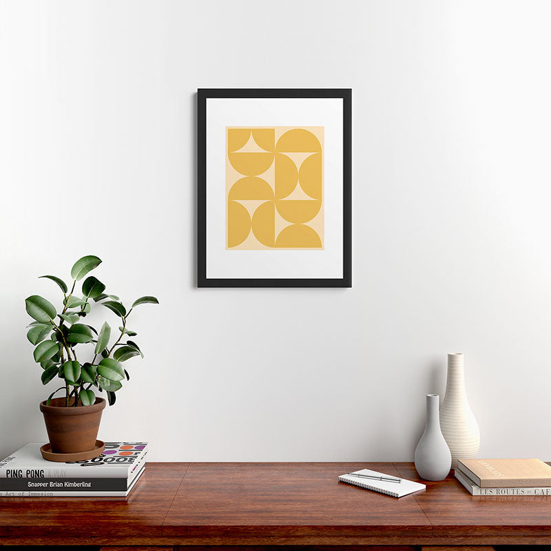 Colour Poems Bold Minimalism CV Framed Art Print