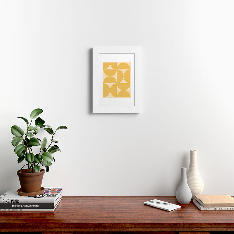 Colour Poems Bold Minimalism CV Framed Art Print