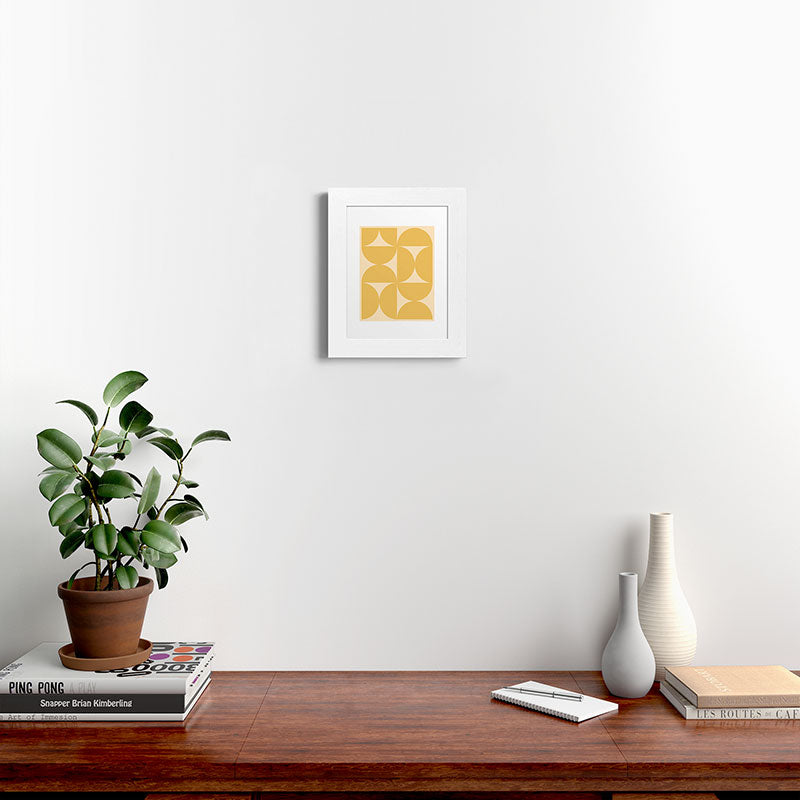 Colour Poems Bold Minimalism CV Framed Art Print