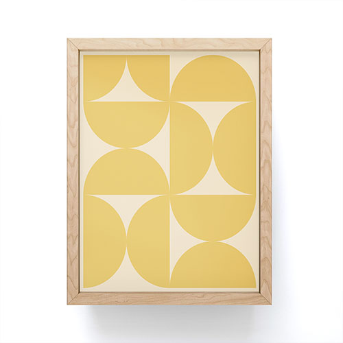 Colour Poems Bold Minimalism CV Framed Mini Art Print