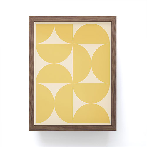 Colour Poems Bold Minimalism CV Framed Mini Art Print