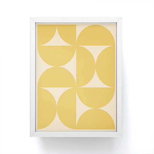 Colour Poems Bold Minimalism CV Framed Mini Art Print