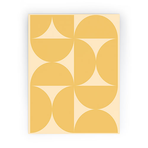 Colour Poems Bold Minimalism CV Mini Art Print