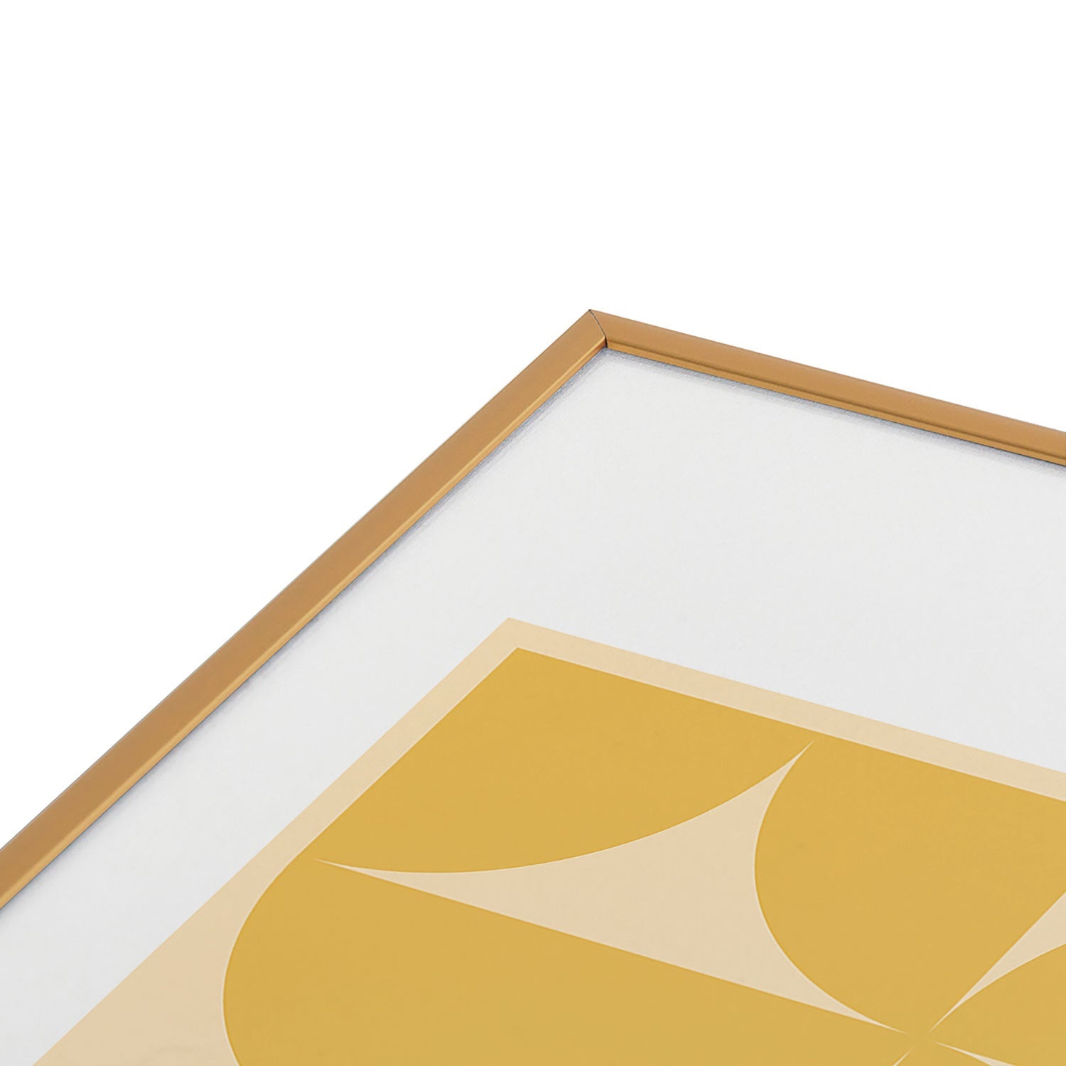 Colour Poems Bold Minimalism CV Metal Framed Art Print
