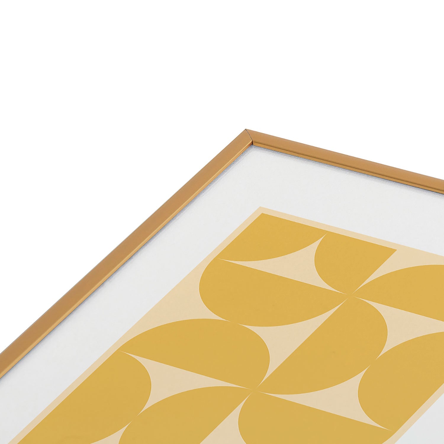 Colour Poems Bold Minimalism CV Metal Framed Art Print