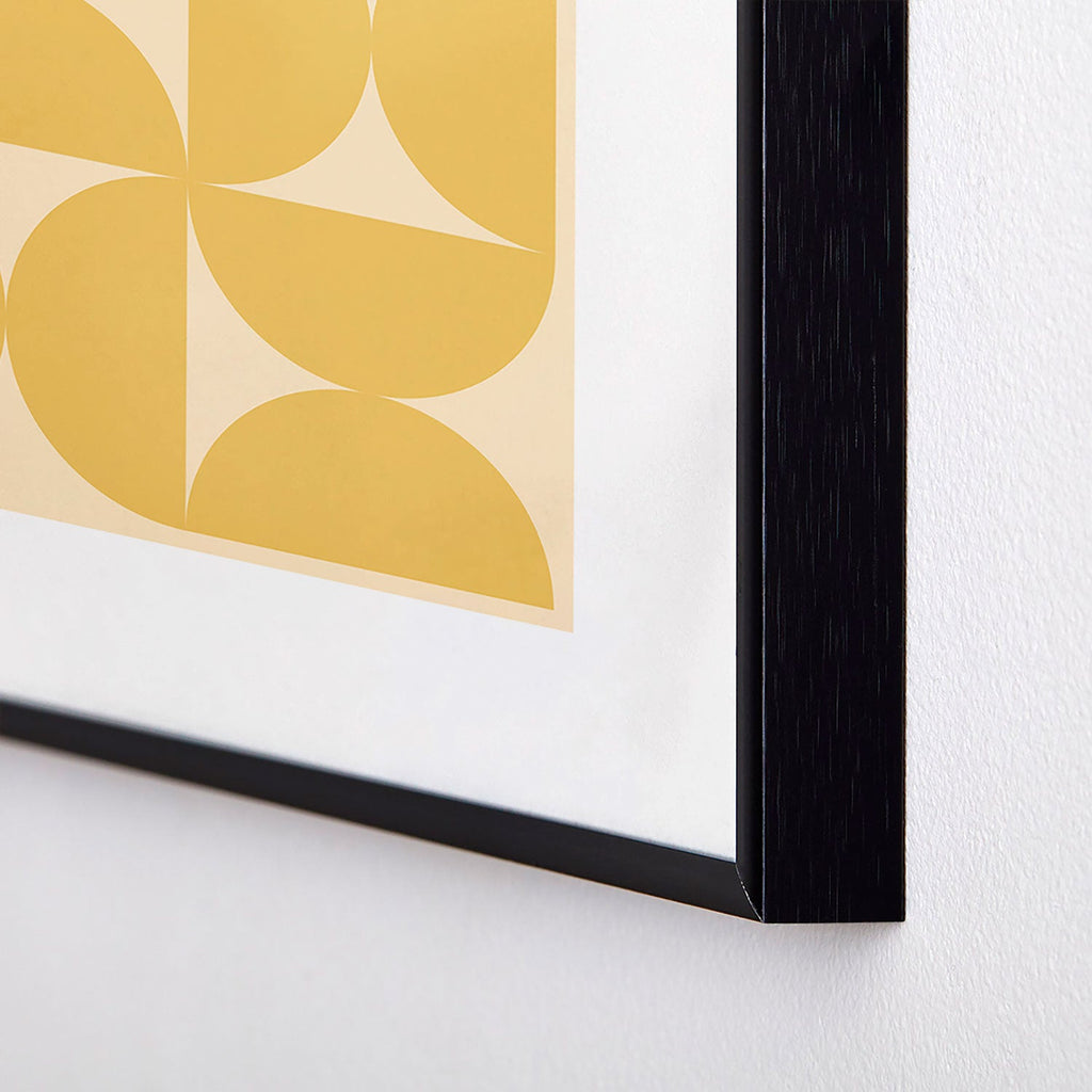 Colour Poems Bold Minimalism CV Metal Framed Art Print