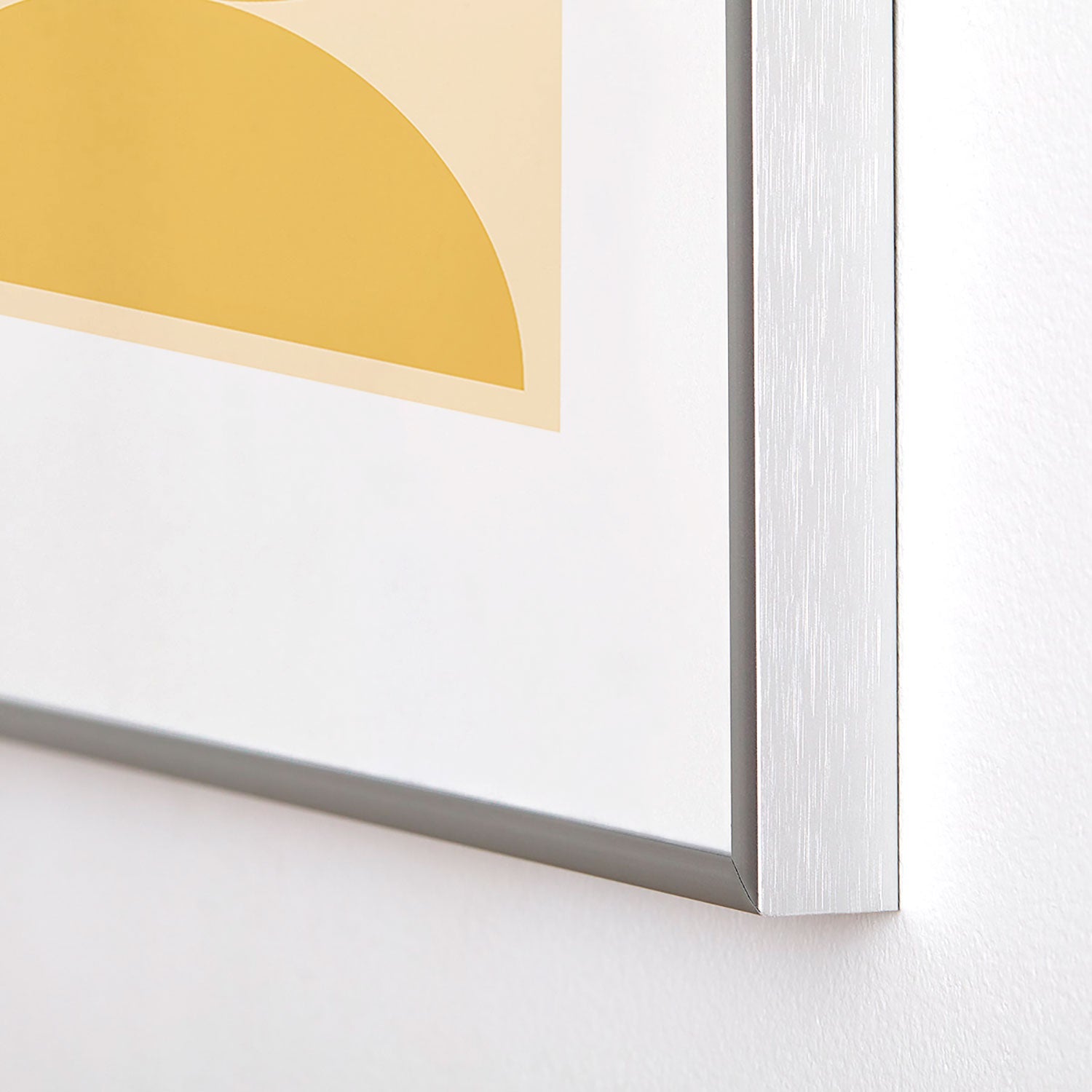 Colour Poems Bold Minimalism CV Metal Framed Art Print
