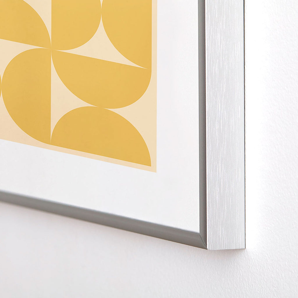 Colour Poems Bold Minimalism CV Metal Framed Art Print