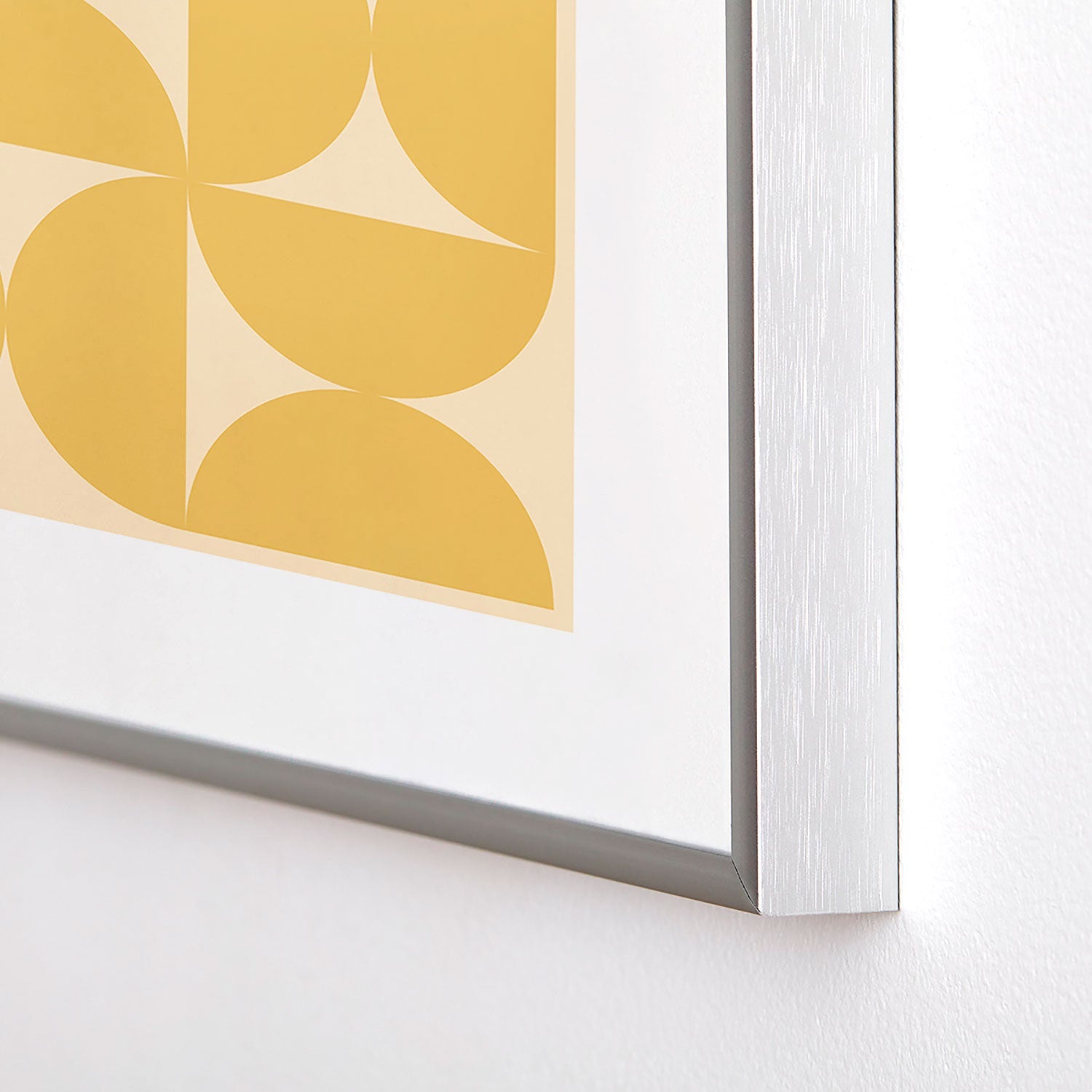 Colour Poems Bold Minimalism CV Metal Framed Art Print