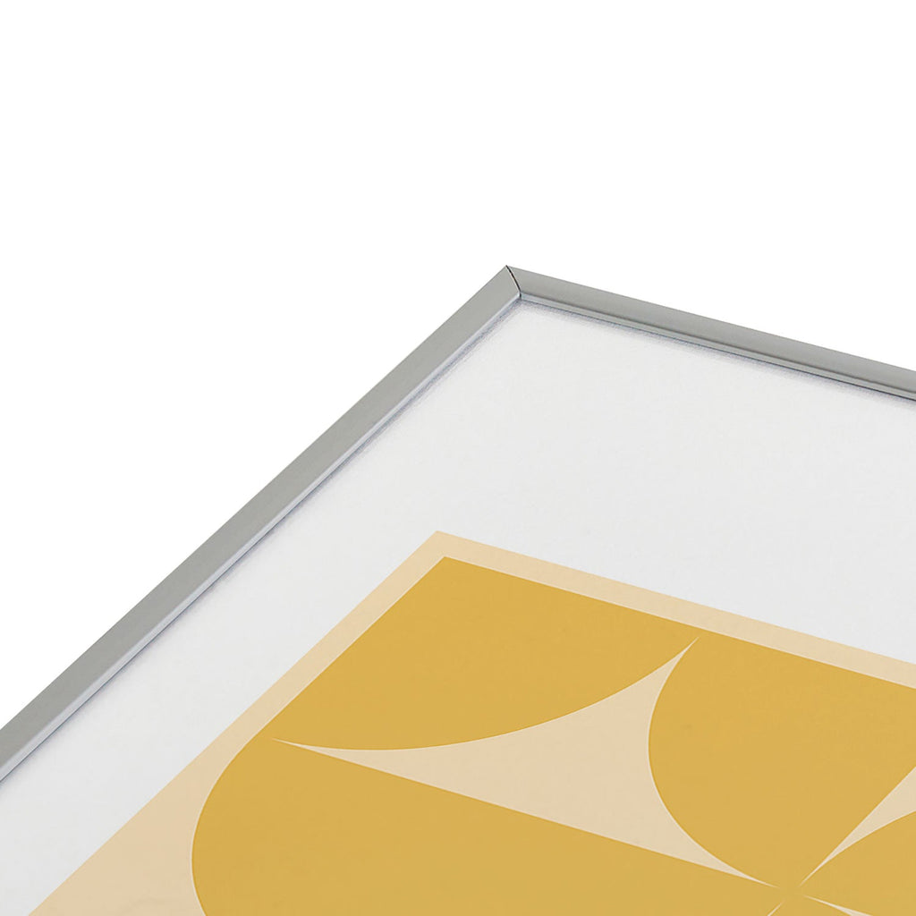 Colour Poems Bold Minimalism CV Metal Framed Art Print