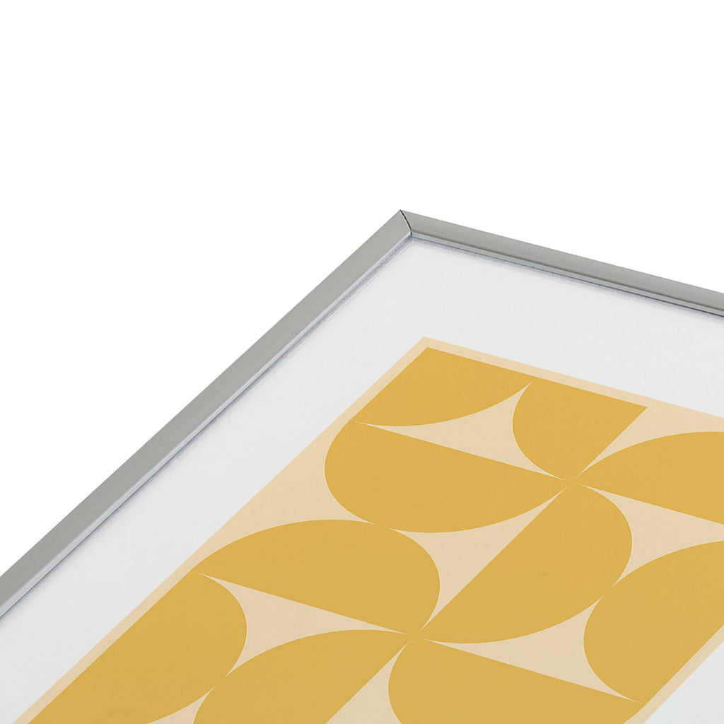 Colour Poems Bold Minimalism CV Metal Framed Art Print