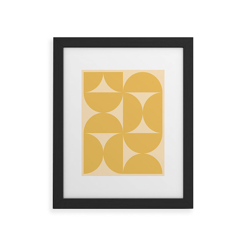 Colour Poems Bold Minimalism CV Framed Art Print