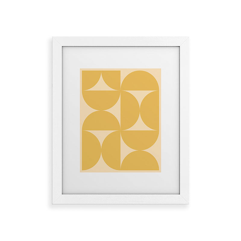 Colour Poems Bold Minimalism CV Framed Art Print