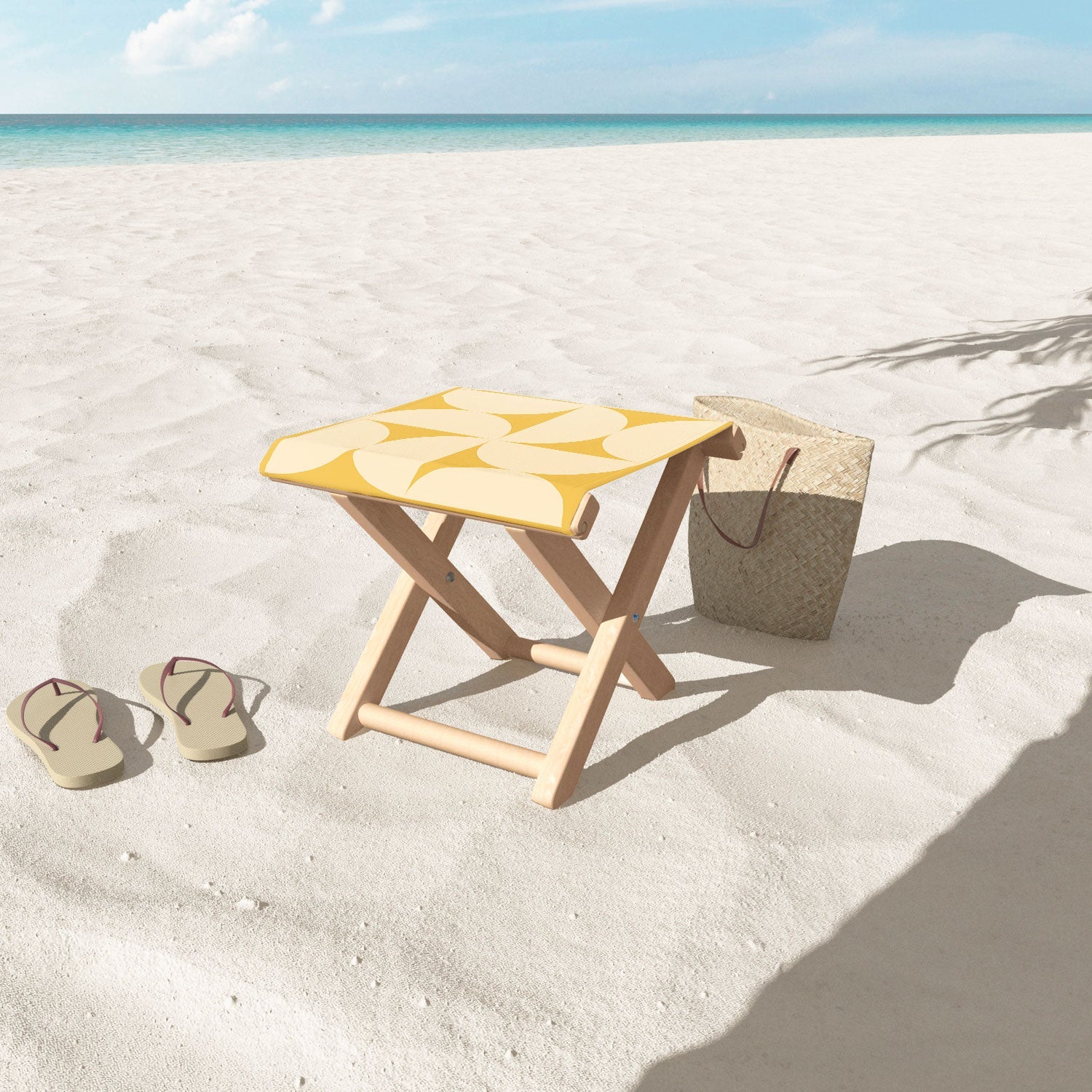 Colour Poems Bold Minimalism CVI Folding Stool