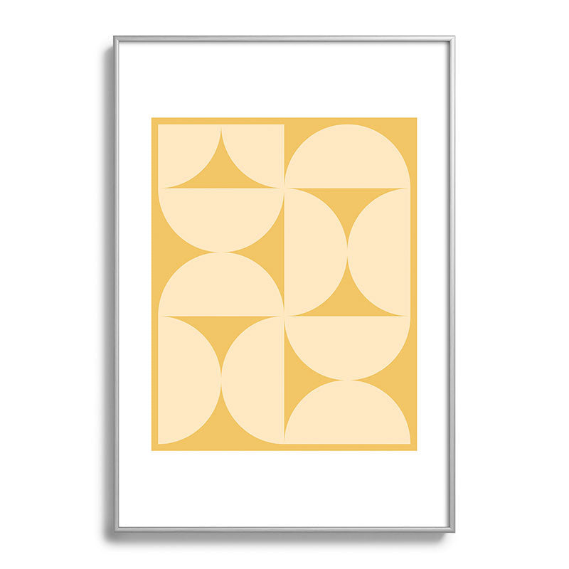 Colour Poems Bold Minimalism CVI Metal Framed Art Print