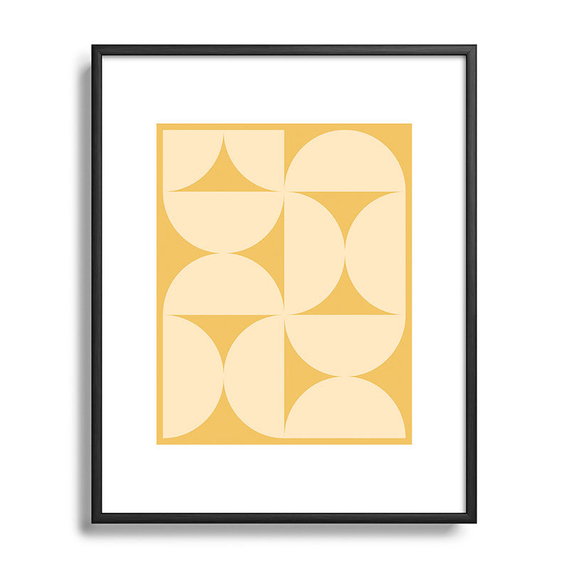 Colour Poems Bold Minimalism CVI Metal Framed Art Print