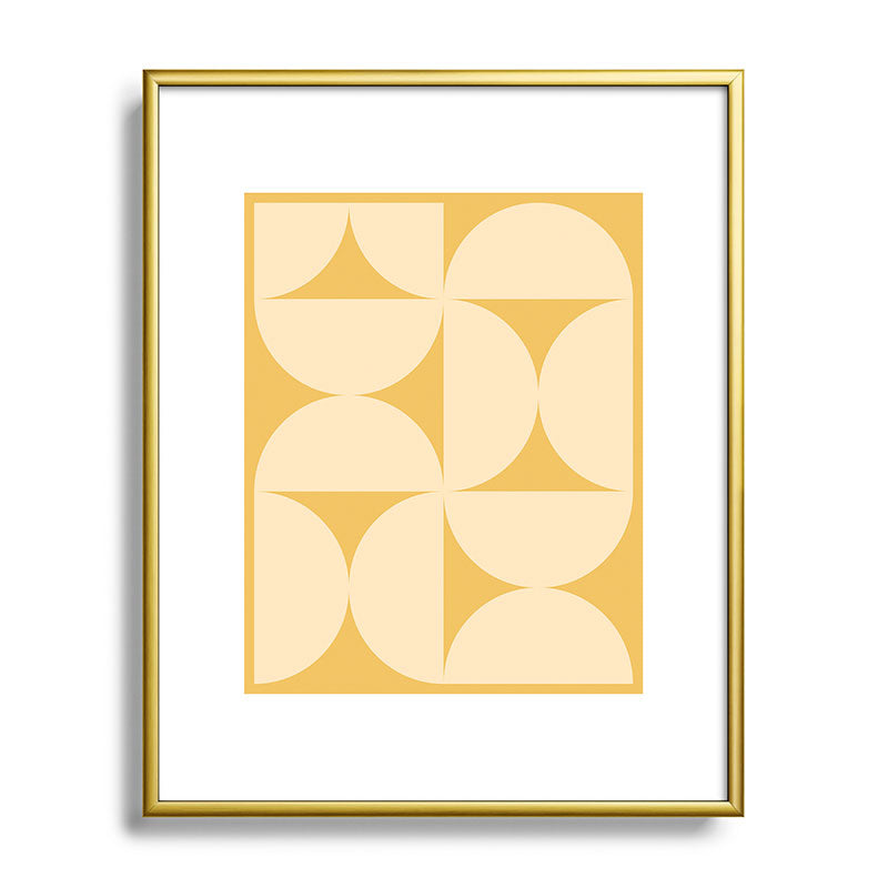 Colour Poems Bold Minimalism CVI Metal Framed Art Print