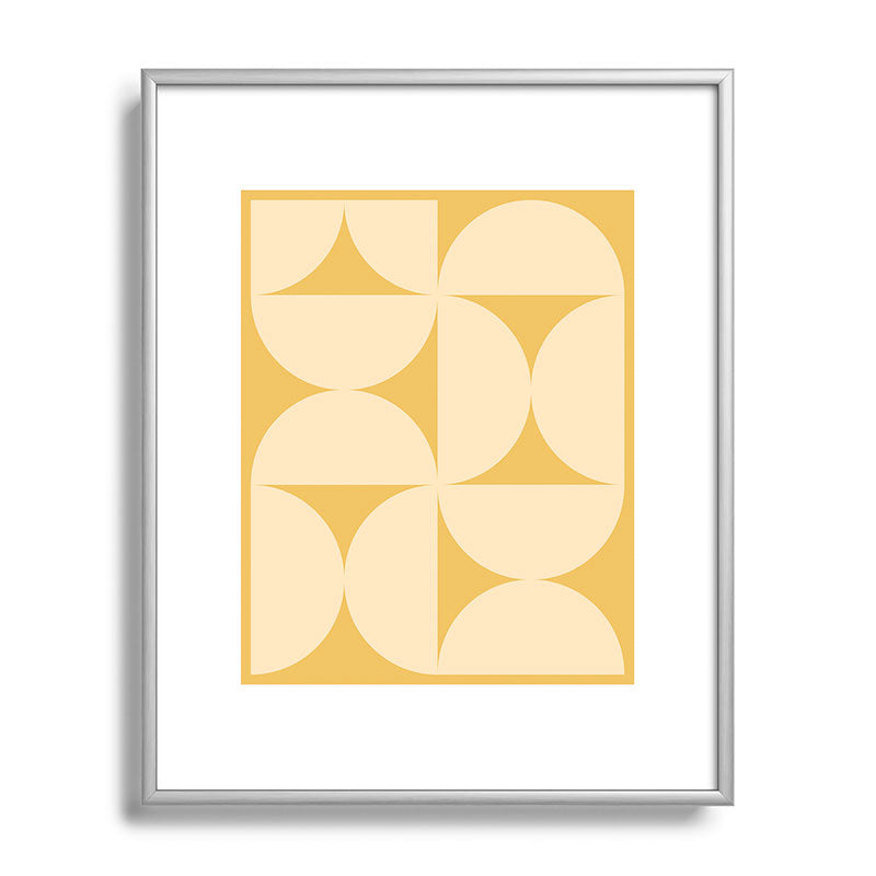 Colour Poems Bold Minimalism CVI Metal Framed Art Print